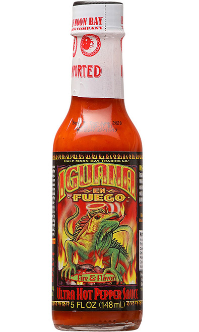 Iguana En Fuego Ultra Hot Pepper Sauce, 5oz. Iguana En Fuego Ultra Hot Pepper Sauce, 5oz.