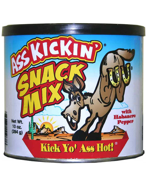 Ass Kickin Snack Mix with Habanero Pepper, 10oz. Ass Kickin Snack Mix with Habanero Pepper, 10oz.