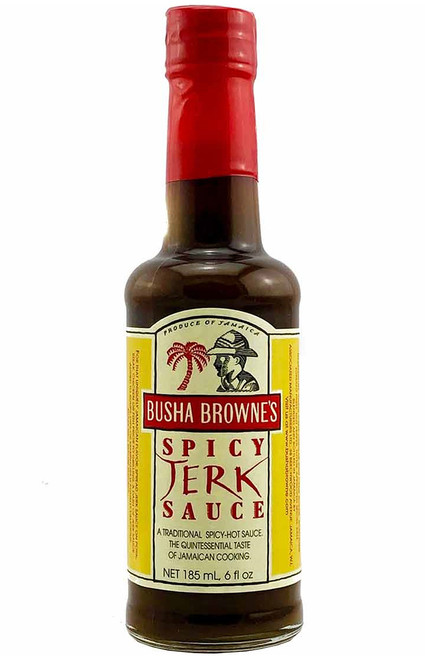 Busha Browne's Spicy Jerk Sauce, 6oz. Busha Browne's Spicy Jerk Sauce, 6oz.
