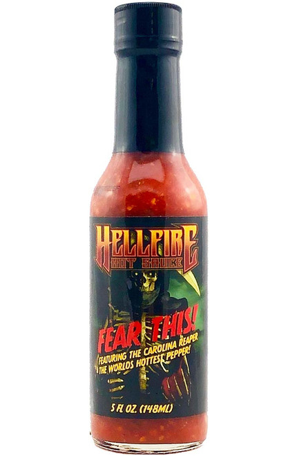 Hellfire Fear This! Reaper Hot Sauce, 5oz. Hellfire Fear This! Reaper Hot Sauce, 5oz.