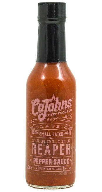 CaJohn's Classic Small Batch Carolina Reaper Pepper Sauce, 5oz. CaJohn's Classic Small Batch Carolina Reaper Pepper Sauce, 5oz.