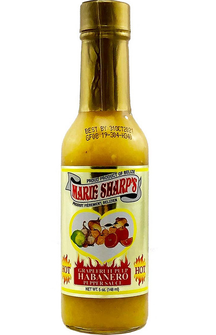 Marie Sharp's Grapefruit Pulp Habanero, 5oz. Marie Sharp's Grapefruit Pulp Habanero, 5oz.