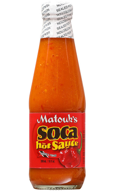 Matouk's (New) Soca Hot Sauce, 10oz. Matouk's (New) Soca Hot Sauce, 10oz.