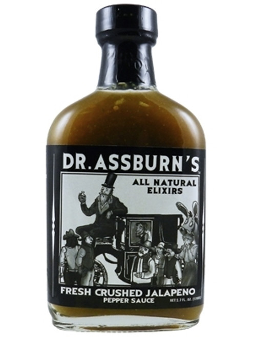 Dr. Assburn's Fresh Crushed Jalapeno Pepper Sauce, 5.7oz. Dr. Assburn's Fresh Crushed Jalapeno Pepper Sauce, 5.7oz.
