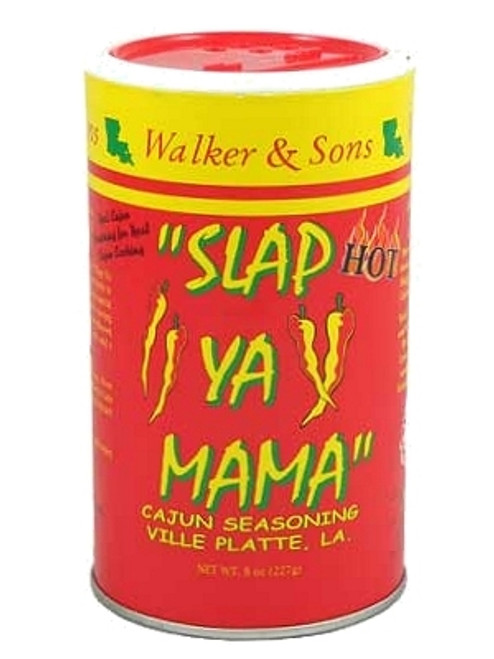 Slap Ya Mama Hot Cajun Seasoning, 8oz. Slap Ya Mama Hot Cajun Seasoning, 8oz.