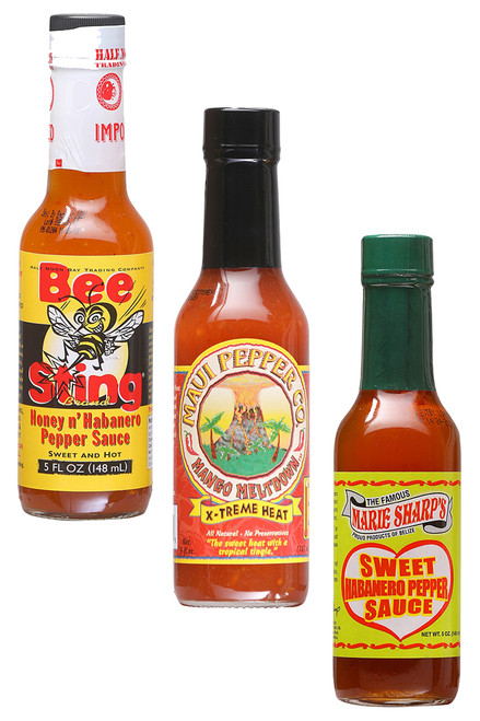 Best of Sweet Heat Hot Sauces Set, 3/5oz.