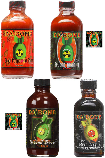 Da Bomb Ultimate Sauce & Extracts Gift Set, 3/4oz., 1/2 oz. Da Bomb Ultimate Sauce & Extracts Gift Set, 3/4oz., 1/2 oz.