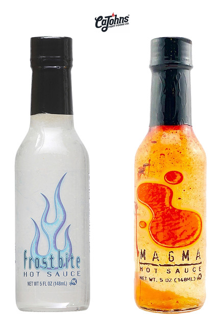 Frostbite And Magma Hot Sauces Gift Set, 2/5oz. Frostbite And Magma Hot Sauces Gift Set, 2/5oz.