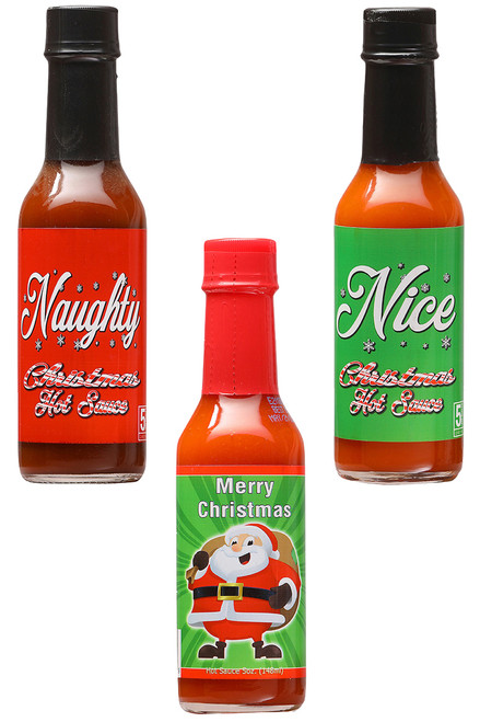 Santa Baby! XMas Hot Sauce Gift Set, 3/5oz. Santa Baby! XMas Hot Sauce Gift Set, 3/5oz.