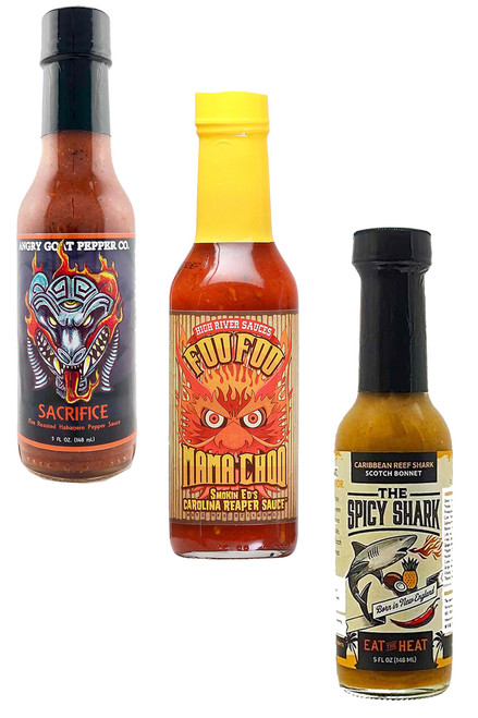 Best Of Ginger Hot Sauces Gift Set, 3/5oz. Best Of Ginger Hot Sauces Gift Set, 3/5oz.