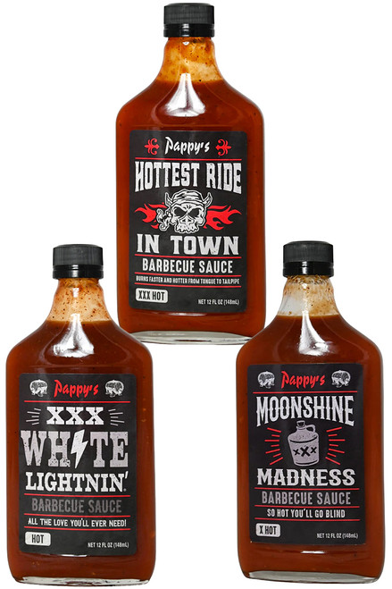 Best Of Pappy's BBQ Sauces Gift Set, 3/12.7oz. Best Of Pappy's BBQ Sauces Gift Set, 3/12.7oz.