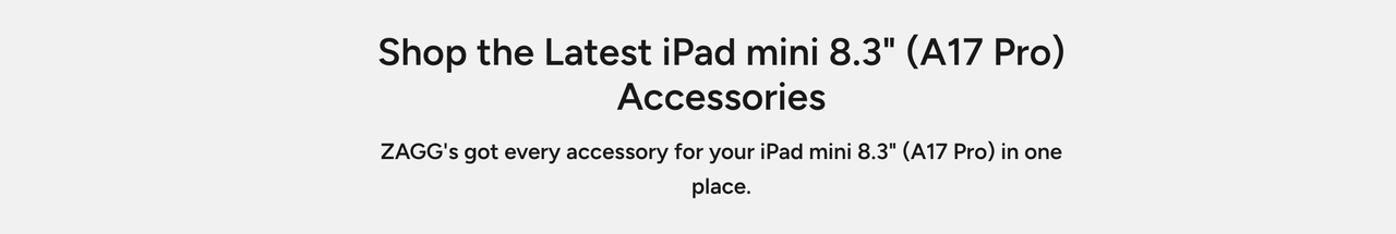 iPad mini 8.3" (A17 Pro, 6)