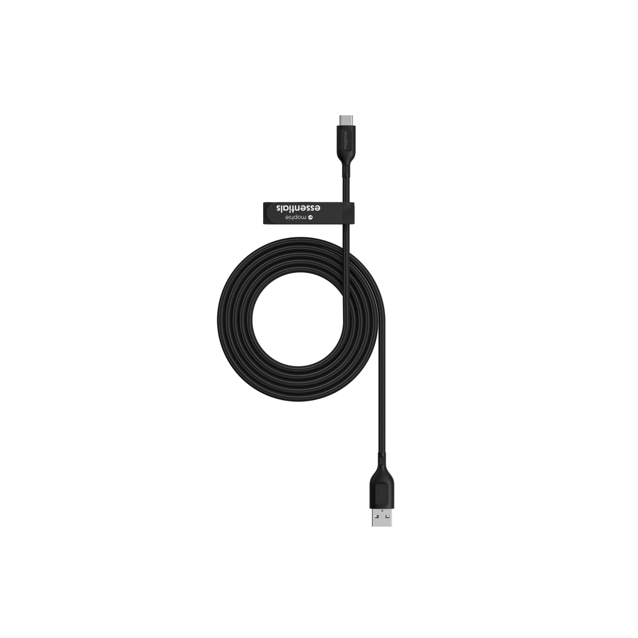 EFM USB-A To USB-C Essential Power Cable with Aramid Fibre Reinforcement 2M - Black main image 1