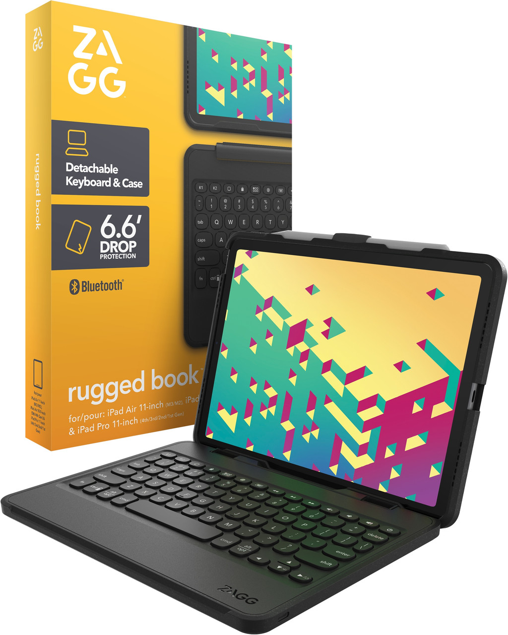 ZAGG-Keyboard-Rugged Book-Apple-iPad Pro 11