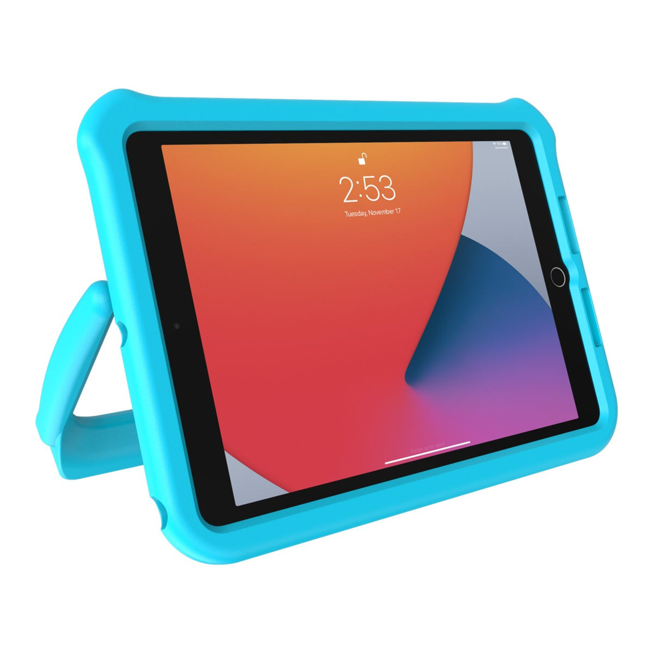 JETech Kinderen Case voor iPad (A16) 11e/10e Generatie (2025/2022) met Ingebouwd Screen Protector, Schokbestendig Handvat Standaard Tablet Kinderhoes Cover Kids Hoes (Rood