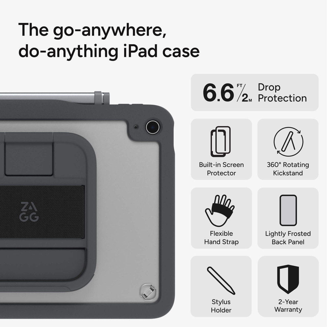 Durango Case with kickstand | iPad A16 (11th Gen), 10th Gen (Brown Box) Durango Case with kickstand | iPad A16 (11th Gen), 10th Gen (Brown Box)