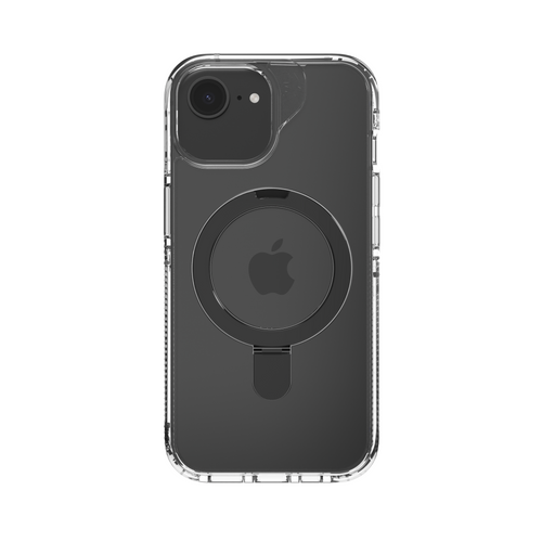 Santa Cruz Snap Ring Stand Case | iPhone 16e/15/14/13, Black