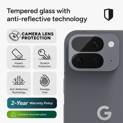 Aluminosilicate glass is strengthened with ion exchange technology for greater strength and scratch-resistance.