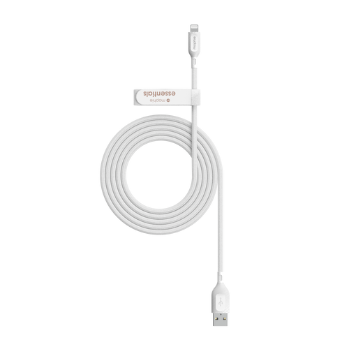 Essential USB-A to Lightning Braided Cable | 1M/2M, Black/White