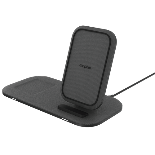 The easy-to-use charging stand can charge your phone in portrait mode or in landscape mode.