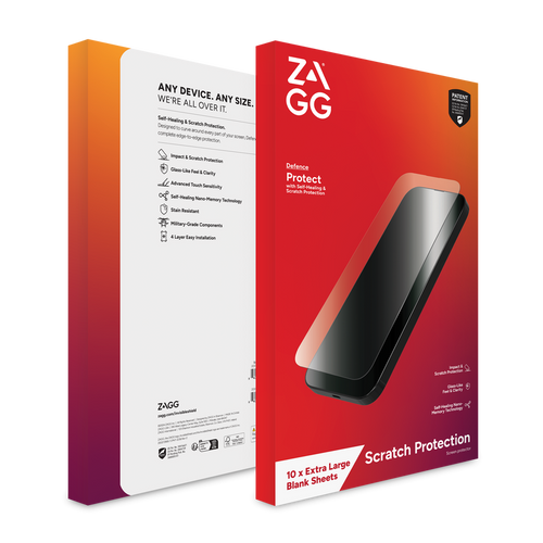 ZAGG on Demand Defence Film, 4 Layer, Extra Large