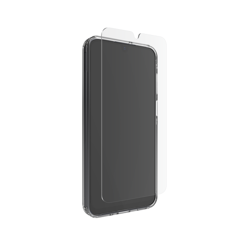 Essential Bundle: ZAGG Clear Case and Glass+ Screen Protector for Samsung A series phones.
