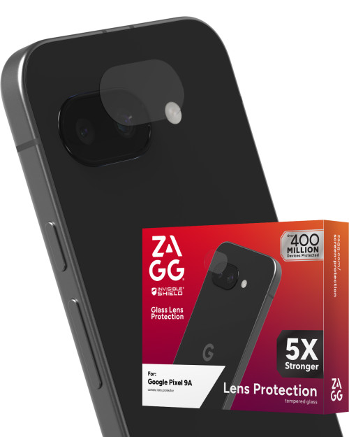 Glass Elite Camera Lens Protector for Google Pixel 9a - anti-reflective, ion exchange strengthened glass.