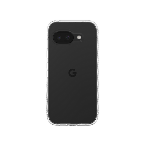 Crystal Palace Case for Google Pixel 9a - graphene-infused clear case with 13-foot drop protection and anti-yellowing.