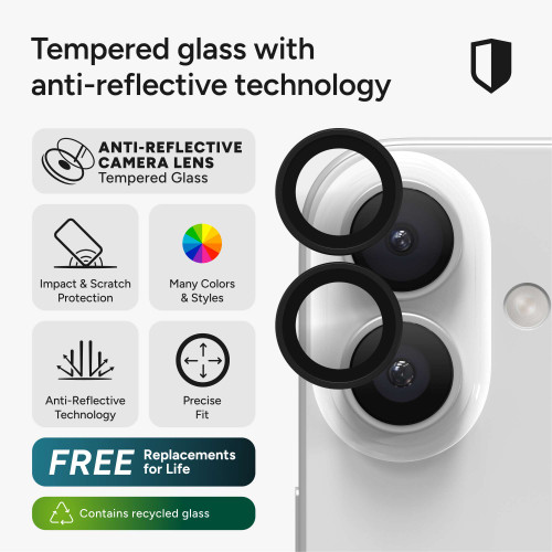 Glass Elite Lens Protection Camera Rings | iPhone 15/16/17