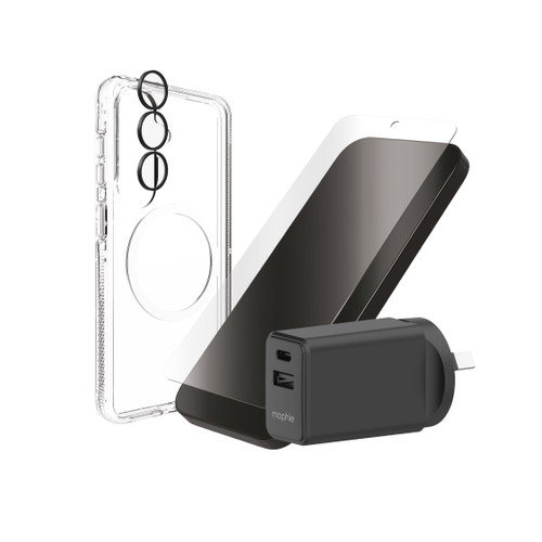 Essential Bundle | Galaxy S26 | Case, Lens Protector, Screen & Charger