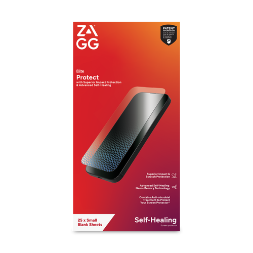 ZAGG on Demand Elite Film, 4 Layer, Matless  Small (Order in multiples of 25)
