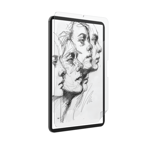 Fusion Canvas Screen Protector on iPad Pro 11-inch with matte paper-like surface