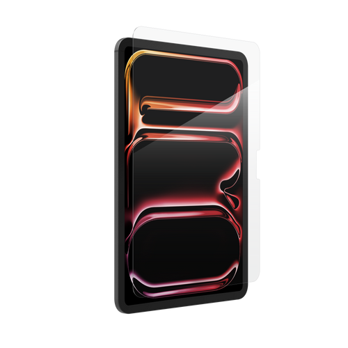 Glass Elite screen protector on iPad Pro M5 with crystal-clear display