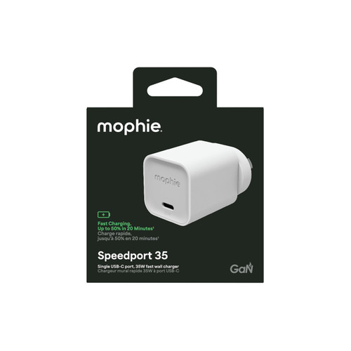 iPhone charging to 50% in 20 minutes with Speedport 35W fast charger.