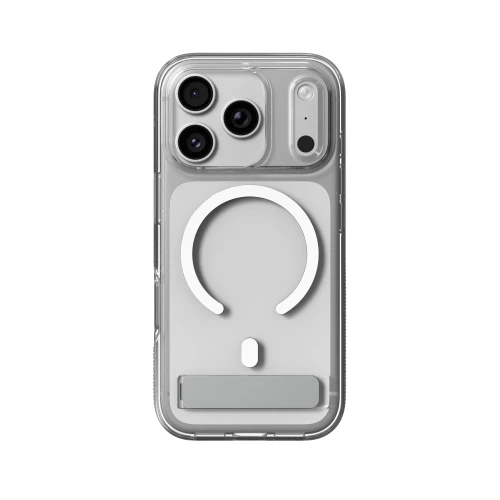 Crystal Palace Snap KickStand Case | iPhone 18 Pro/Pro Max, Clear - Crystal Palace SNKSCB iPhone 18 Pro With Device