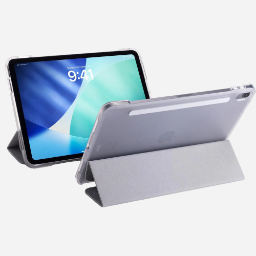mophie Knit Folio Tablet Case iPad Air | Apple iPad Air 13", Light Heather Gray front view