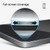 Close-up detail of Glass Elite's reinforced, beveled edges designed to prevent chipping and stop crack propagation.