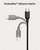 charge stream switch tip cable | charging cable 1m, Black