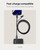 charge stream switch tip cable | charging cable 1m, Black