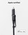 charge stream switch tip cable | charging cable 1m, Black