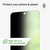 Fusion Privacy screen protector kit with FSC-certified, TÜV Rheinland Green Product Mark packaging, 100% recycled.