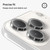 Glass Elite Lens Protection Camera Rings | iPhone 17, Silver Glitter Glass Elite Lens Protection Camera Rings | iPhone 17, Silver Glitter