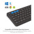 ZAGG Pro 12 keyboard on a desk, compatible with multiple operating systems