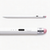 Side view with the stylus held naturally in a hand, showing the comfortable, balanced form factor that mimics a real pencil for extended writing or drawing sessions.