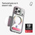 Side view of the case with the integrated kickstand extended in landscape mode, showing how it sits flush with the case body when not in use.