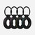 mophie Knit AirTag Case with Ring Attach 4 pack | Dark Heather Gray product detail 1