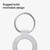 mophie Knit AirTag Case with Ring Attach 4 pack | Dark Heather Gray product detail 7