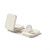 Roam 3-in-1 Travel Charger, Cream — angle view