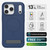 Sedona Snap KickStand case in Navy on an iPhone 18 Pro Max, showing the precision-engineered dual-layer construction with a rich navy finish.