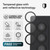 Glass Elite Premium CameraRings | Samsung Galaxy Z Fold8 Ultra, Black image 2 - Features and benefits of camera lens protectors for Galaxy Z Fold8 Ultra